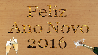 Feliz Ano Novo 2016 + champagne