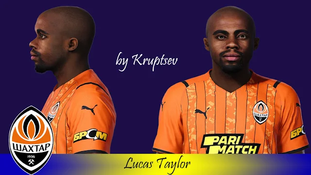 Lucas Taylor Face For eFootball PES 2021