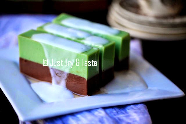  Puding  Lumut  Pandan Cokelat gurih bangett Resep  di 2019 Food