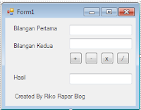 Cara Membuat Kalkulator Sederhana Menggunakan Visual Basic 2008 dan 2010