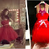 Yoona's pretty red dress