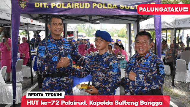 HUT ke-72 Polairud, Kapolda Sulteng Bangga Gunakan Baju Arnavhat Drapha Mahe