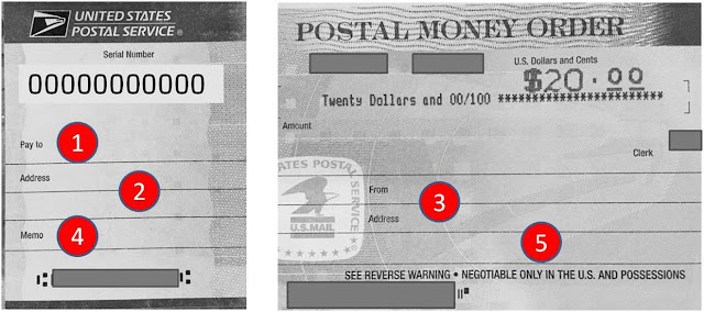 How to fill out a money order