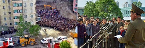 North Korean Supreme Leader 'Kim Jong Un' executes Engineers behind collapsed building that killed 500 