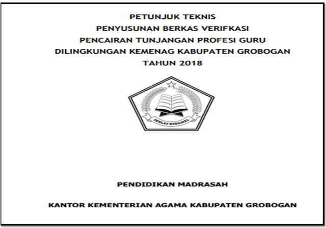 Download Juknis Pencairan Tunjangan Profesi Guru Madrasah tahun 2018