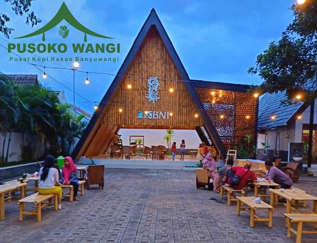 Nongkrong di Pusoko Wangi pusat kopi dan kakao Banyuwangi