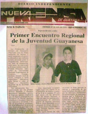 Primer encuentro de la Juventud Guayanesa
