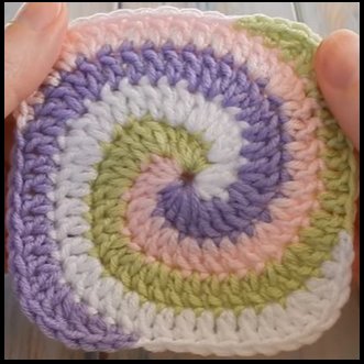 How to Crochet a Spiral Granny Square