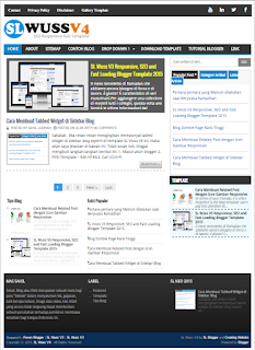 SL Wuss V4 SEO, Responsive, Super Fast Load Blogger Template