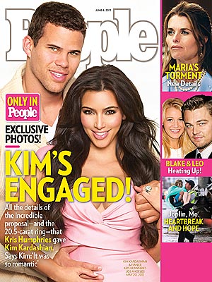 Kris Humphrie and Kim Kardashian