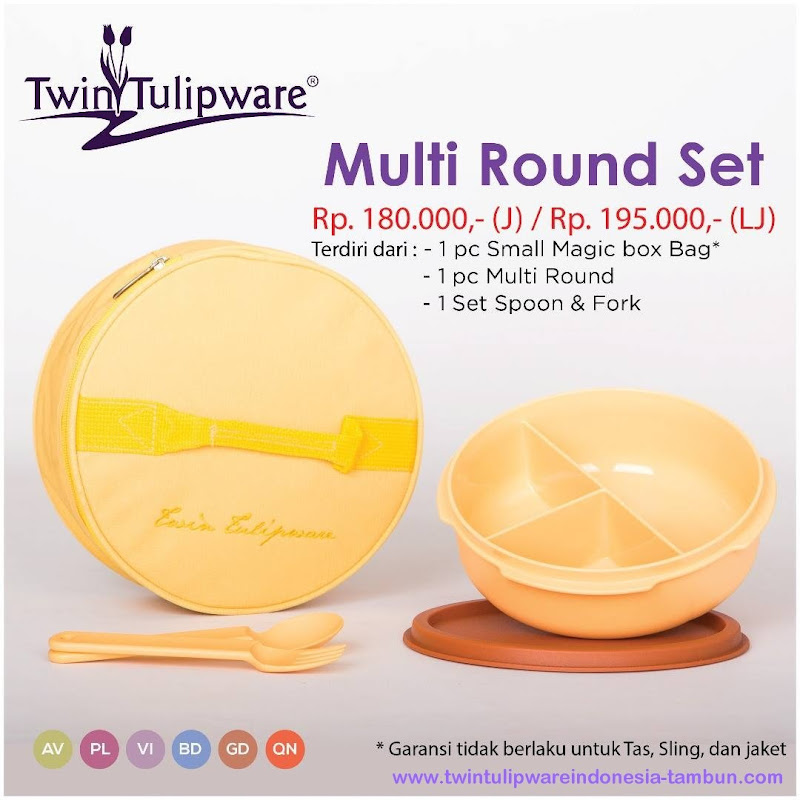 Multi Round Set - Katalog 2017 Twin Tulipware