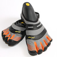 trail running VIBRAM EL-X barefoot