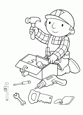 Bob the builder coloring Pictures