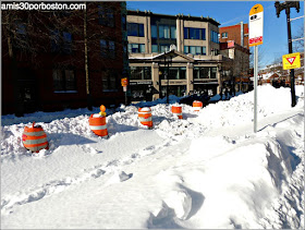 Massachusetts Ave. en Cambridge Después de Juno