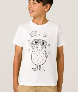 Kids T Shirt with Monster