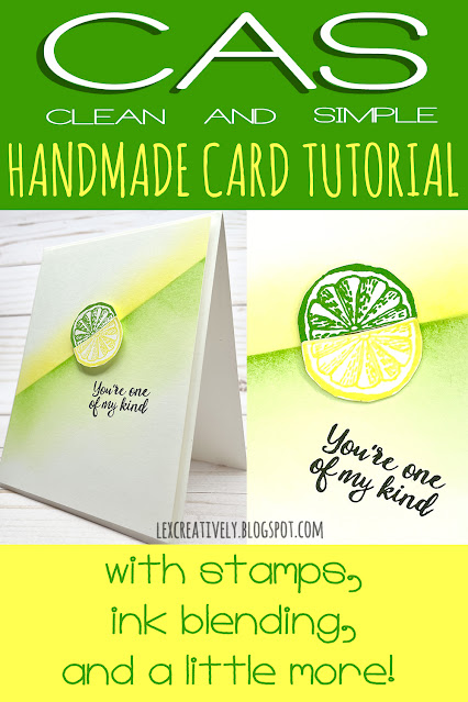 Clean and Simple (CAS) Handmade Card Tutorial