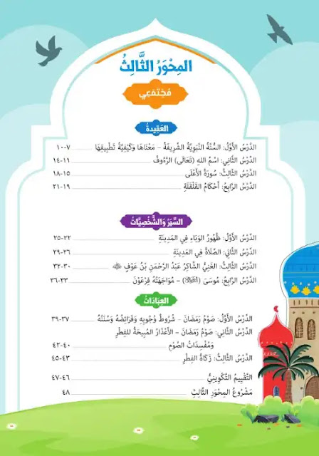 كتاب التربية الاسلامية للصف الخامس الابتدائي الترم الثاني 2023