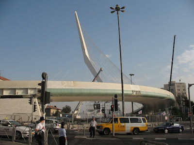 calatrava. Jerusalem Calatrava Bridge: