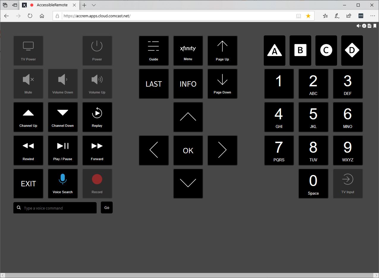 Assistive Technology And Electronic Aids For Daily Living Comcast Xfinity X1 Control For People With Disabilities