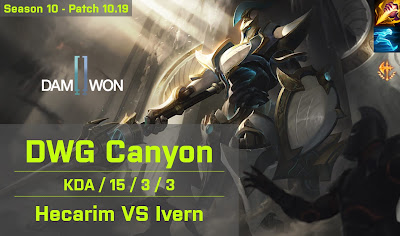 DWG Canyon Hecarim JG vs Ivern - CN Super Server 10.19