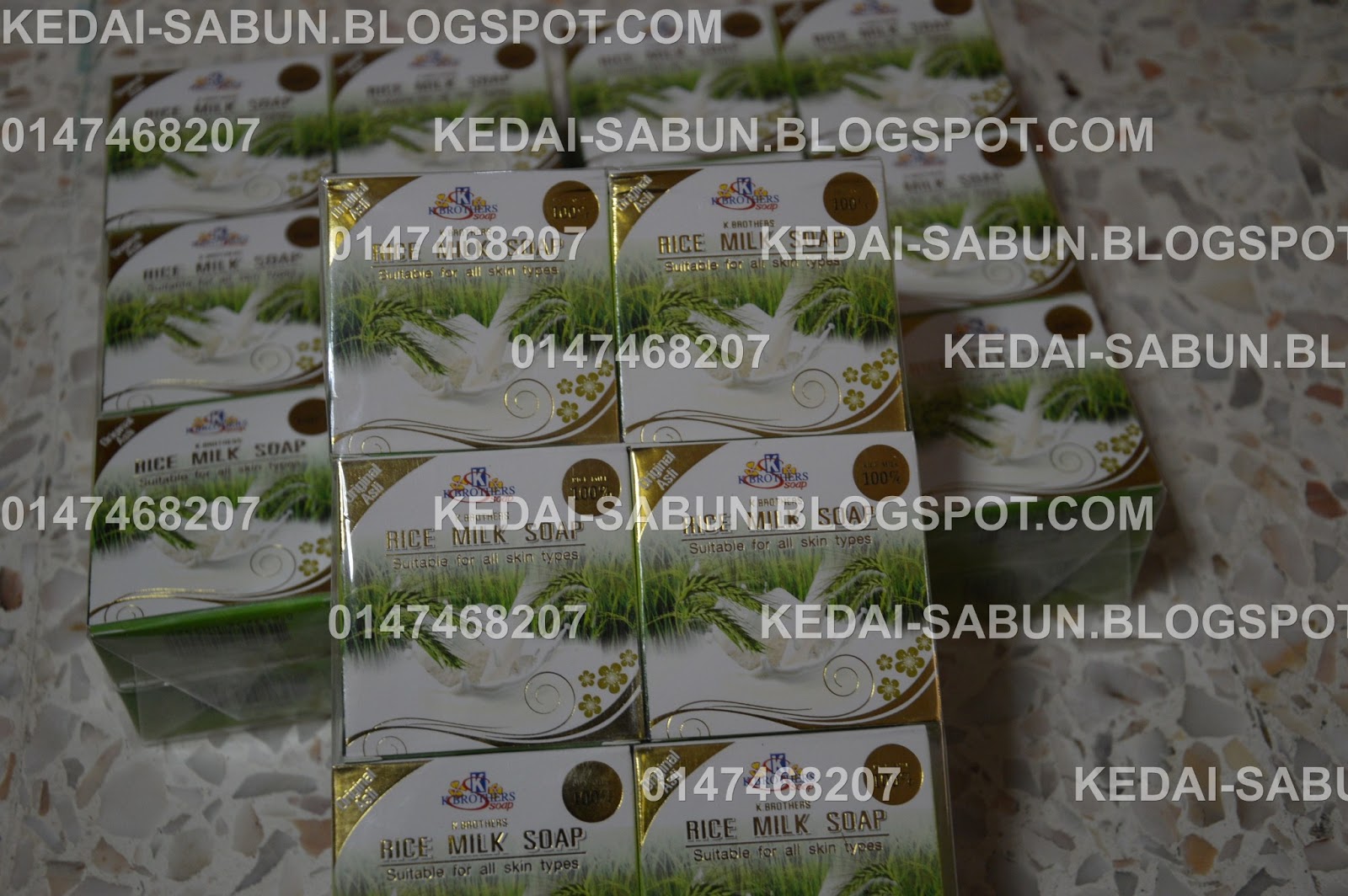 0164360516 PRODUK KECANTIKAN THAILAND : SABUN SUSU BERAS 