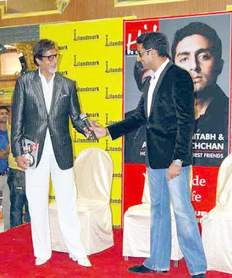 Amitabh Bachchan and Abhishek Bachchan