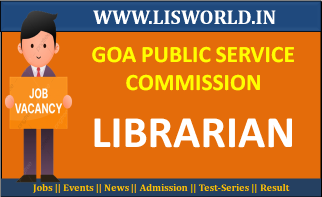 Recruitment for Librarian at Goa Public Service Commission