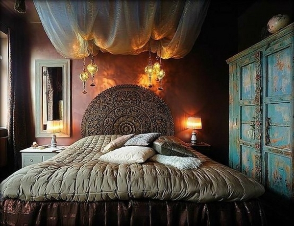 bedroom design ideas bohemian bedroom ideas vintage wardrobe ceiling drapes