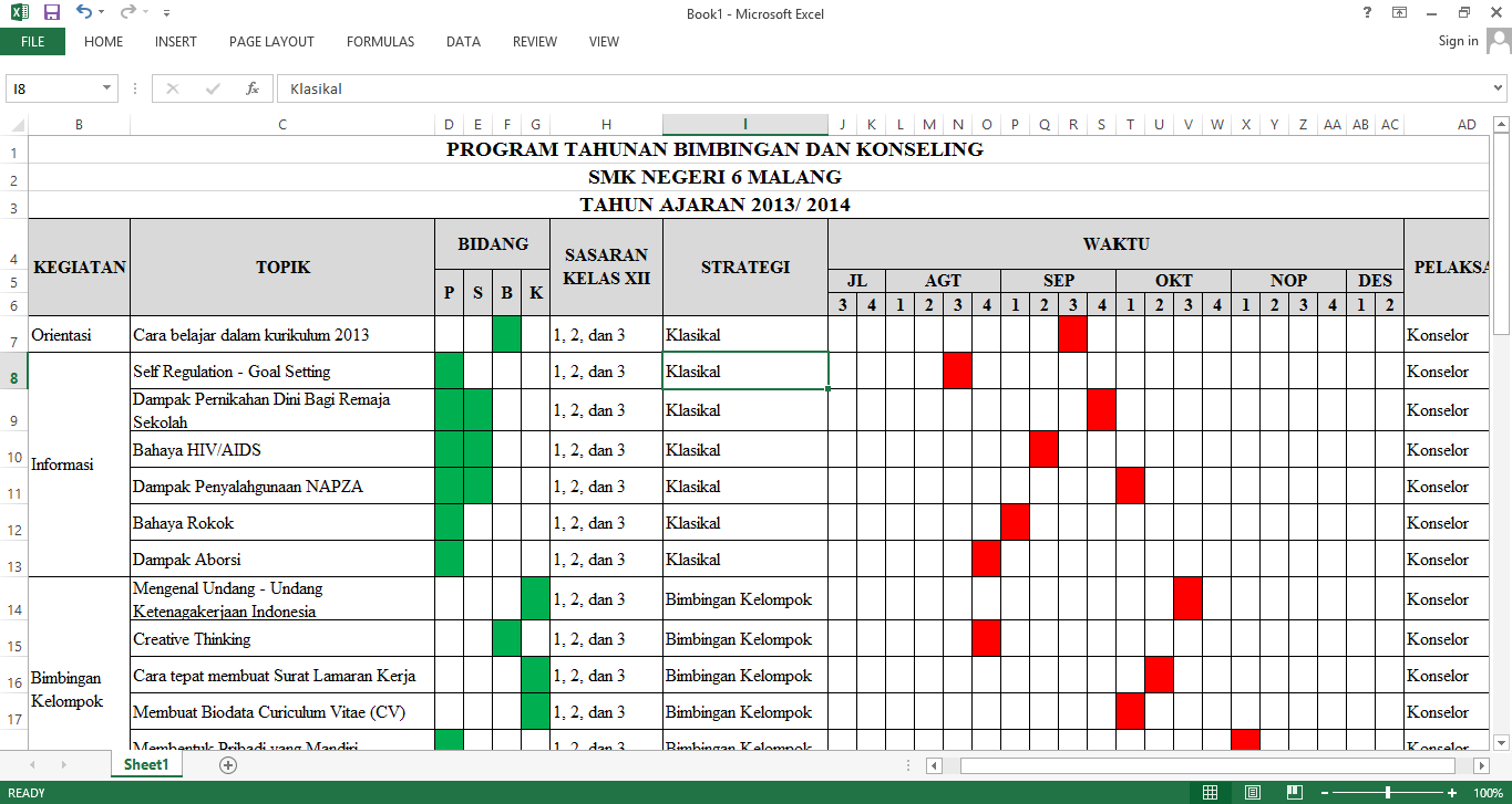 Contoh Daftar Isi Buku Tahunan - Shoe Susu