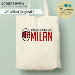 OceanSeven_Shopping Bag_Tas Belanja__Football Addiction_AC Milan Original 1