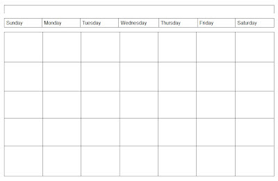 Weekly Calendar Template