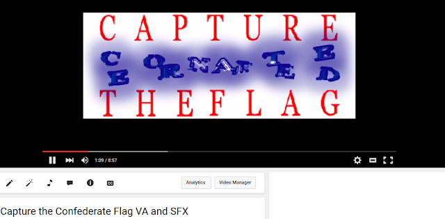 Capture the Confederate Flag voice acting sound effects YouTube video content