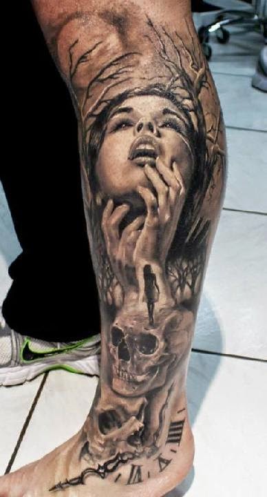 Leg Tattoos For Men   Mens Leg Tattoo Ideas