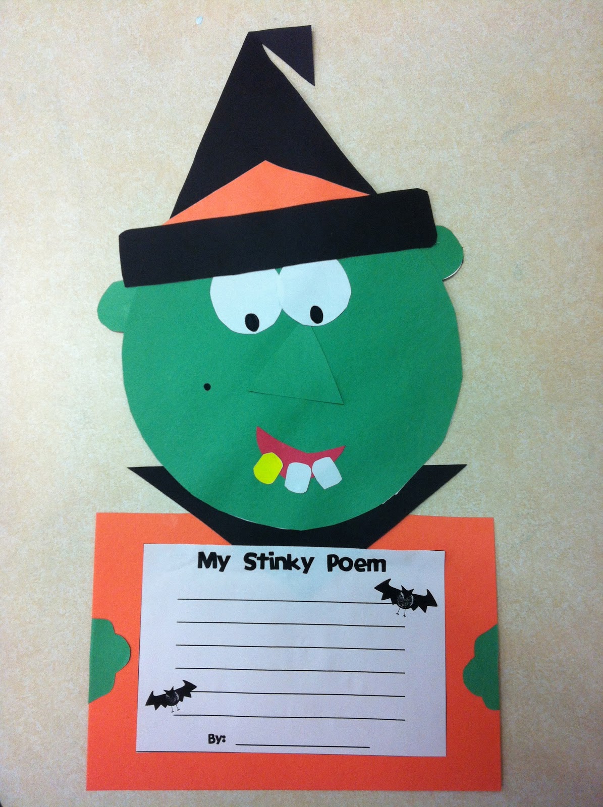  Halloween  Craftivity Today in Second Grade 