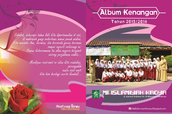  Desain  Cover Album  Kenangan Sekolah  Madrasah cdr 