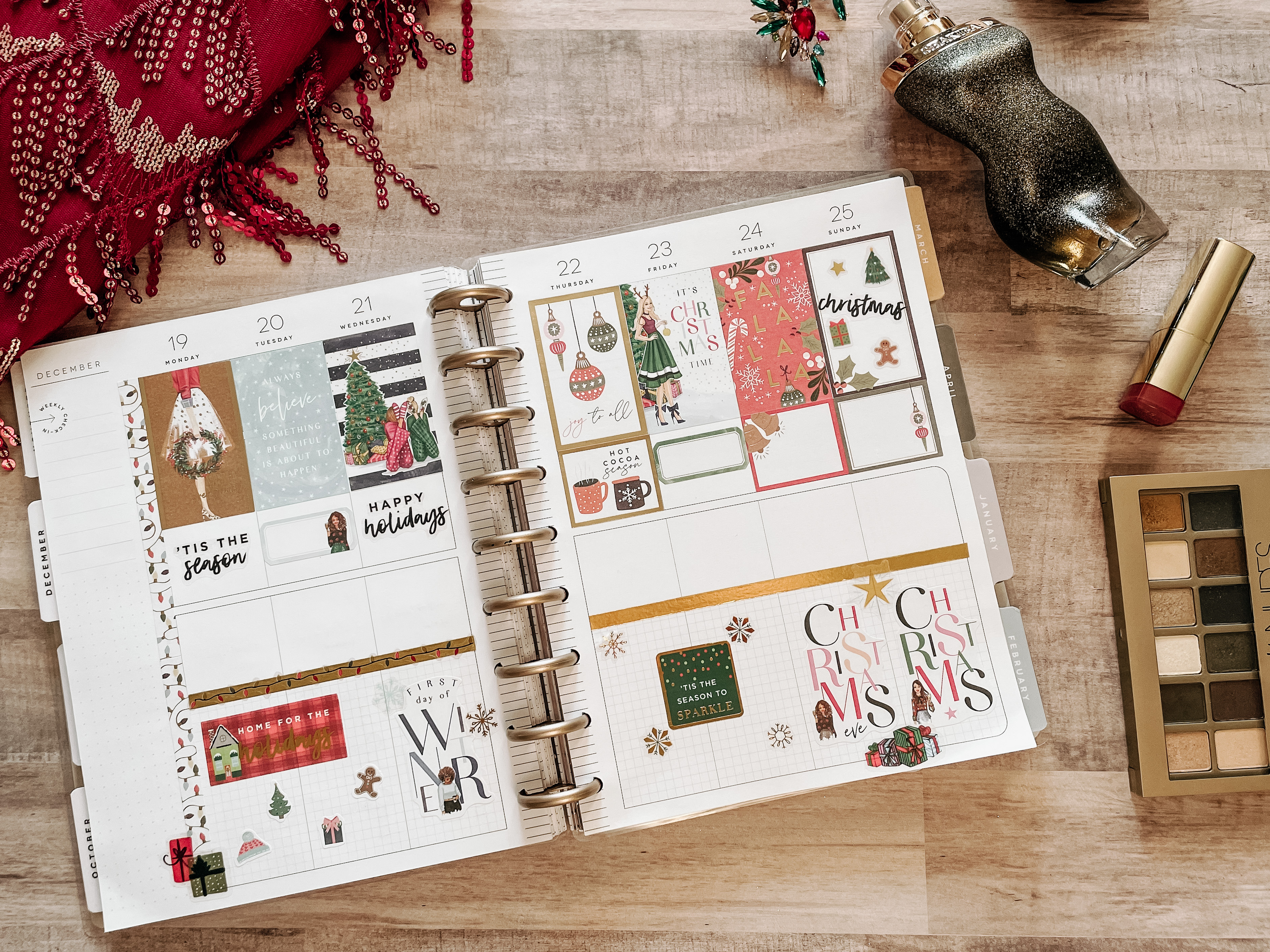 Planner Spread Dec. Wk. 3 | Blogmas 2022 | KW