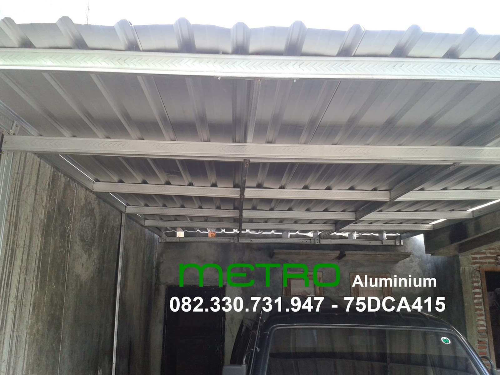 CANOPY BAJA RINGAN METRO TRUSS ALUMINIUM