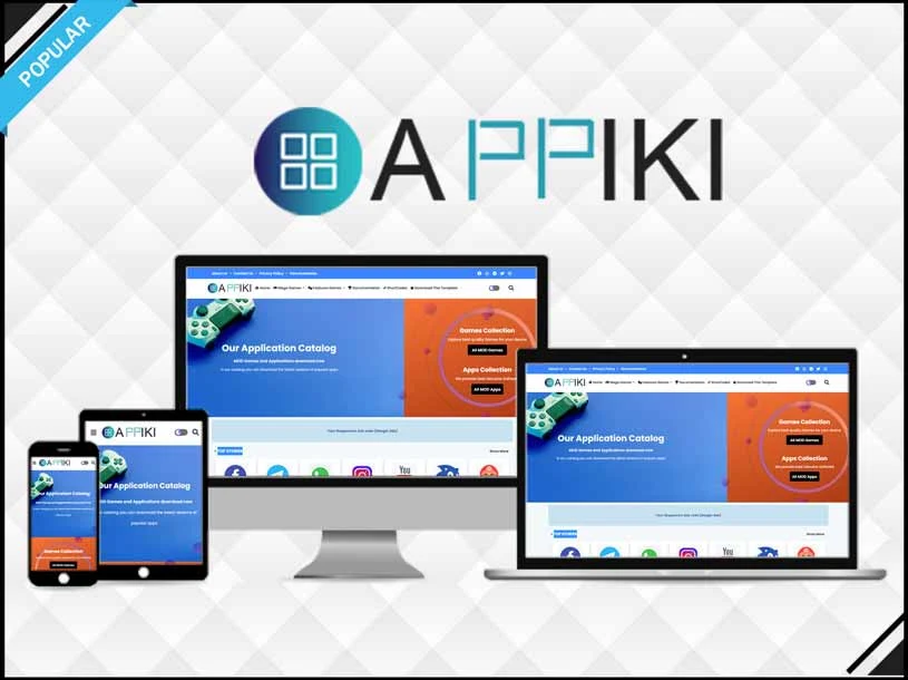 Appiki - App Store and Review Blogger Template
