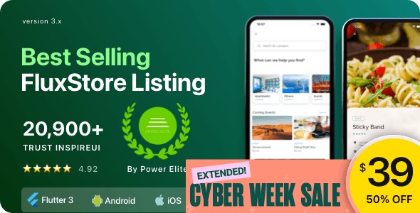 FluxStore Listing v3.7.0 - The Best Directory WooCommerce app by Flutter