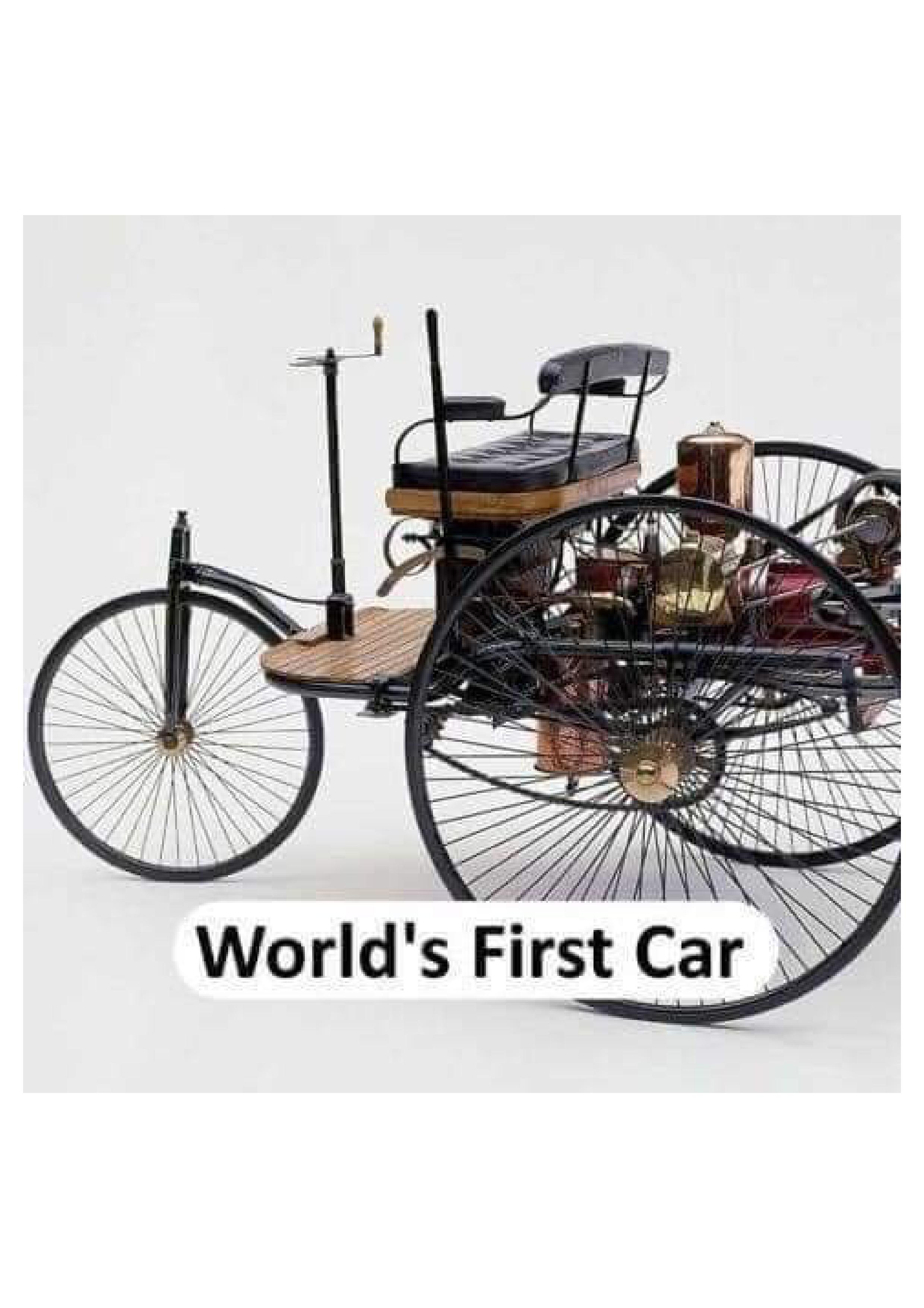 world first car