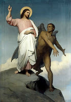 Jesus tempted by the devil