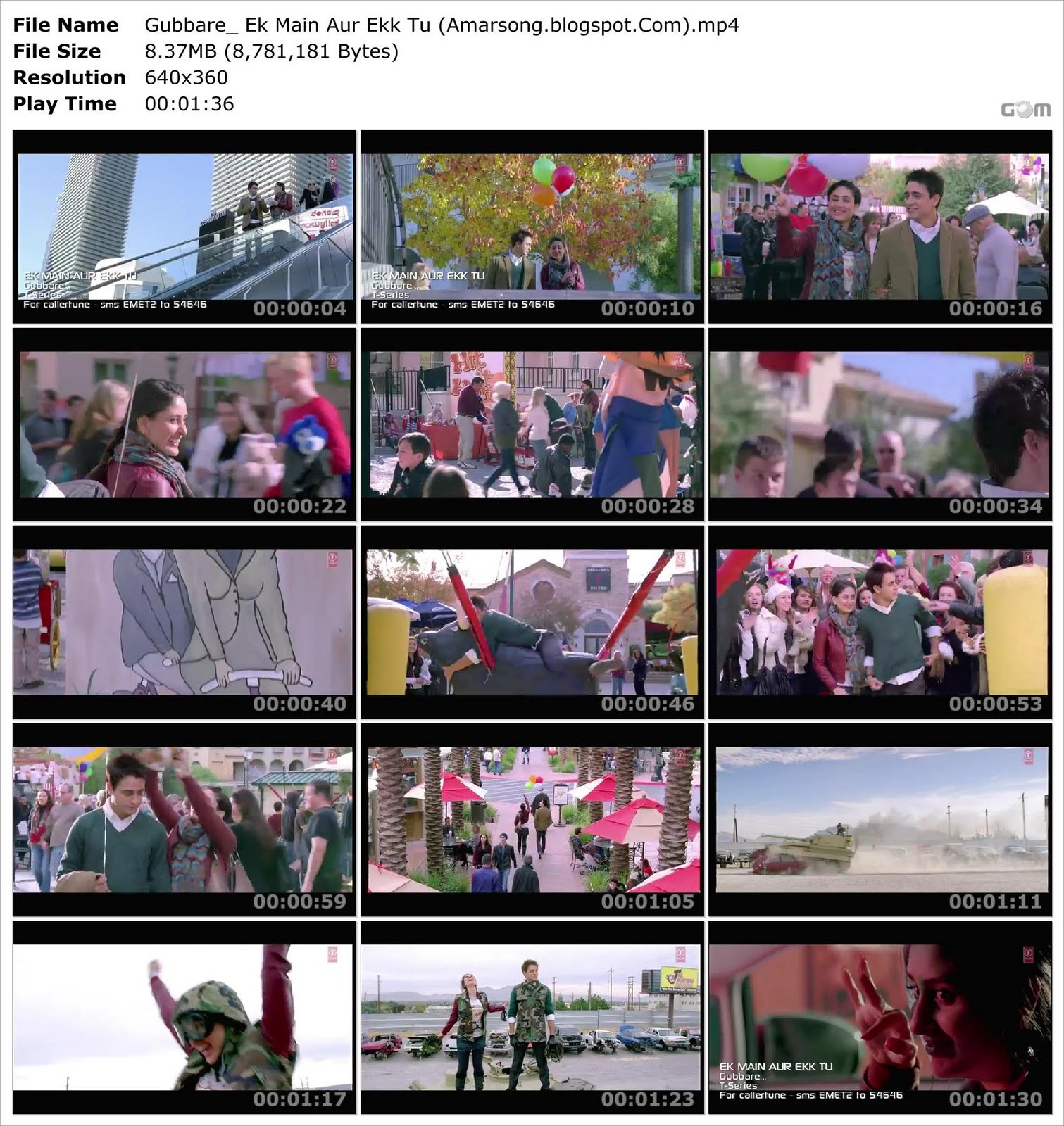 Gubbare Video Download (Ek Main Aur Ekk Tu)