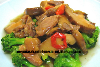 Resep Tumis Jamur Kancing Pedas