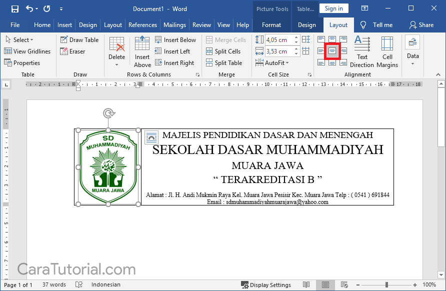 Cara Membuat Kop Surat di Microsoft Word yang Bagus dan Rapi