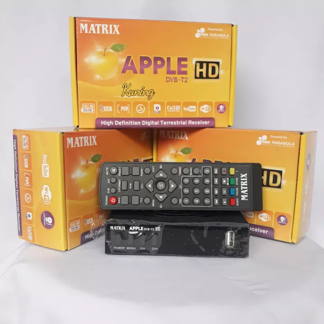 Rekomendasi Set Top Box Matrix Apple Kuning