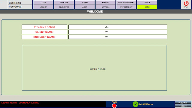 Welcome-Page-In-SCADA
