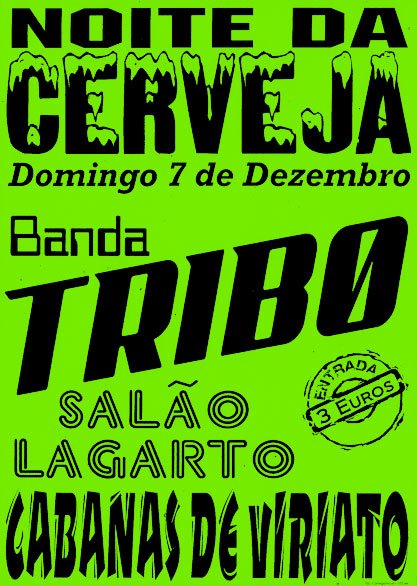 7 de Dezembro no Lagarto, entrada 3 euros