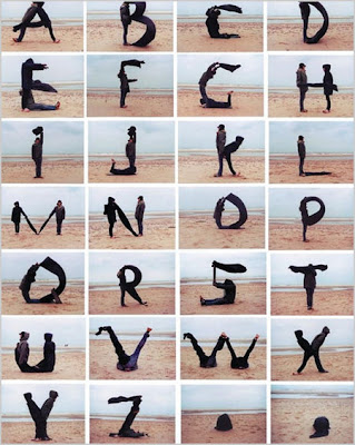 human, graffiti alphabets