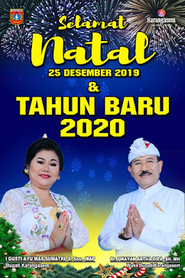 Pemkab Karangasem Mengucapkan   Selamat Hari Natal dan Tahun Baru 2020