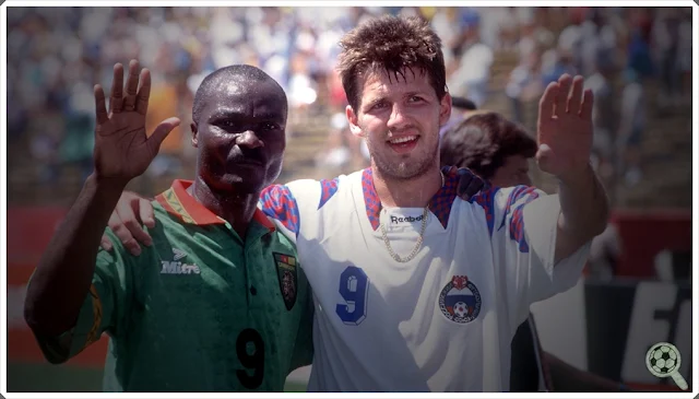 Oleg Salenko Russia Roger Milla Cameroon